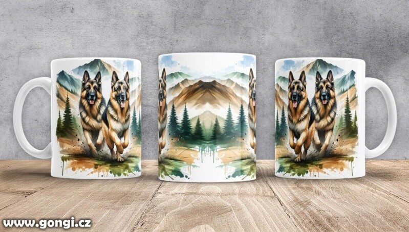 Hrnek - 0204 - Německý ovčák